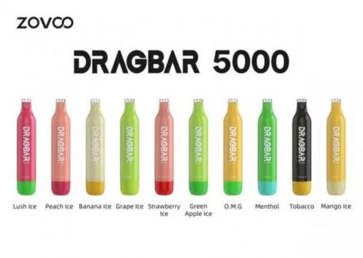 ZOVOO  Drag Bar 5000 Puff Şarj Edilebilen Tek Kullanımlık Elektronik Sigara